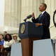 President Obama at the March on Washington's 50th anniversary (Getty Images)